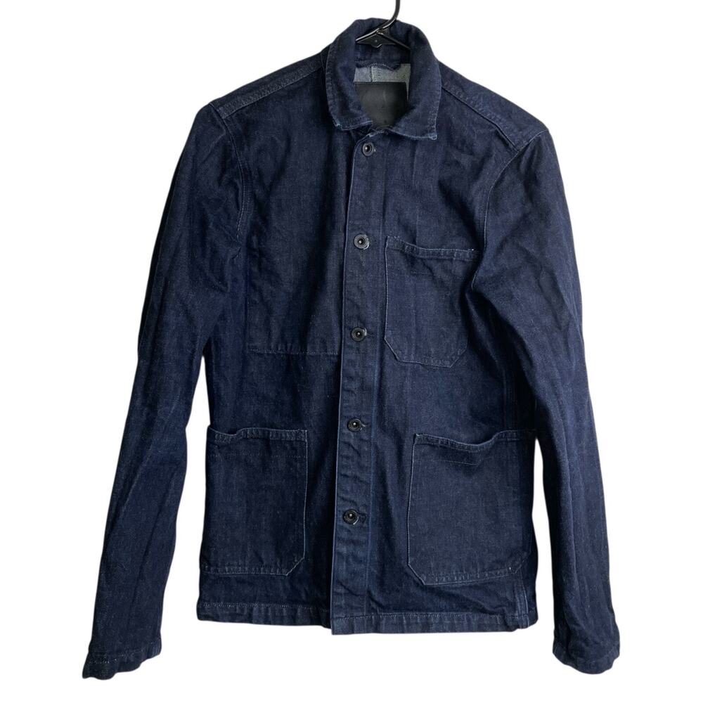 Men's Navy Denim Jacket